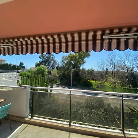 Lumineux Et Climatise, Face Au Parc Prive Et A 10 Mins De La Lägenhet Cagnes-sur-Mer